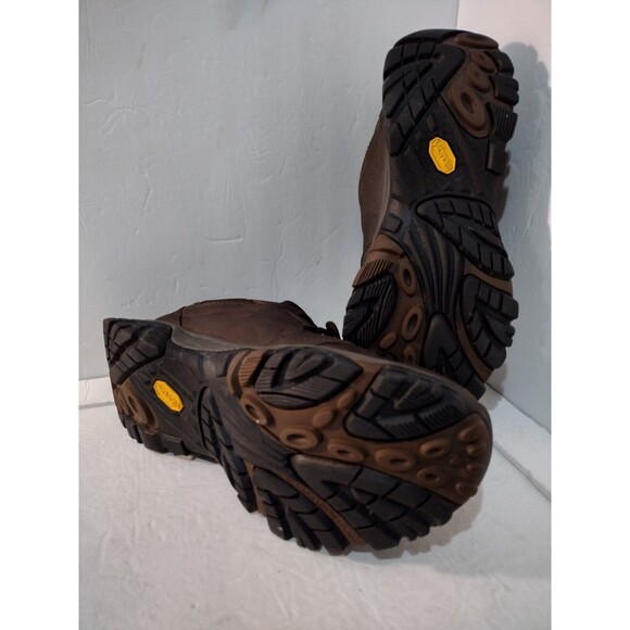 Merrell Men's Moab Adventure Lace Waterproof Dark Earth J91825 US 10.5 M EU 44.5 - Picture 2 of 16